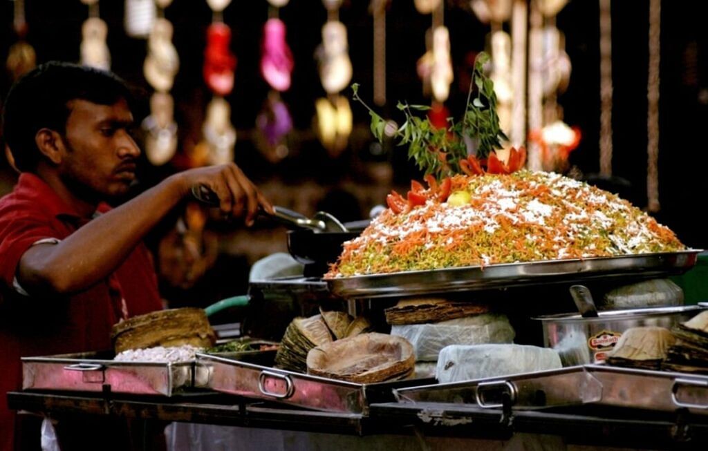 Street Food Vendor in India